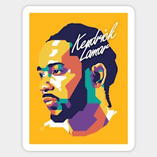 Kendrick Lamar: Iconic Rapper WPAP Style Sticker